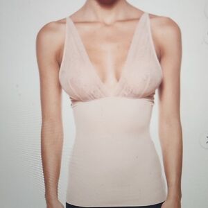 Body Beautiful Shapewear Women's Slimming Camisole With Sexy Lace Size S